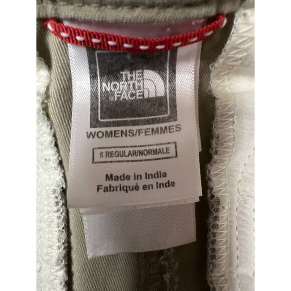 The North Face Libra AV2U Roll Up Cargo Hiking Pants Tan Women's Size 6 - Picture 11 of 14